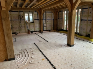 underfloor heating installation