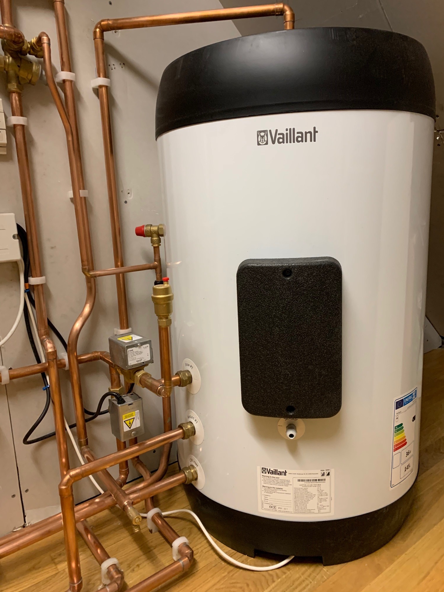 Unvented hot water cylinder replacement Boiler installation maintenance repair services London